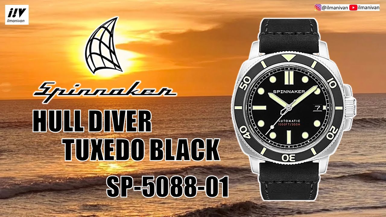 UNBOXING & REVIEW SPINNAKER HULL DIVER SP-5088-01 TUXEDO BLACK