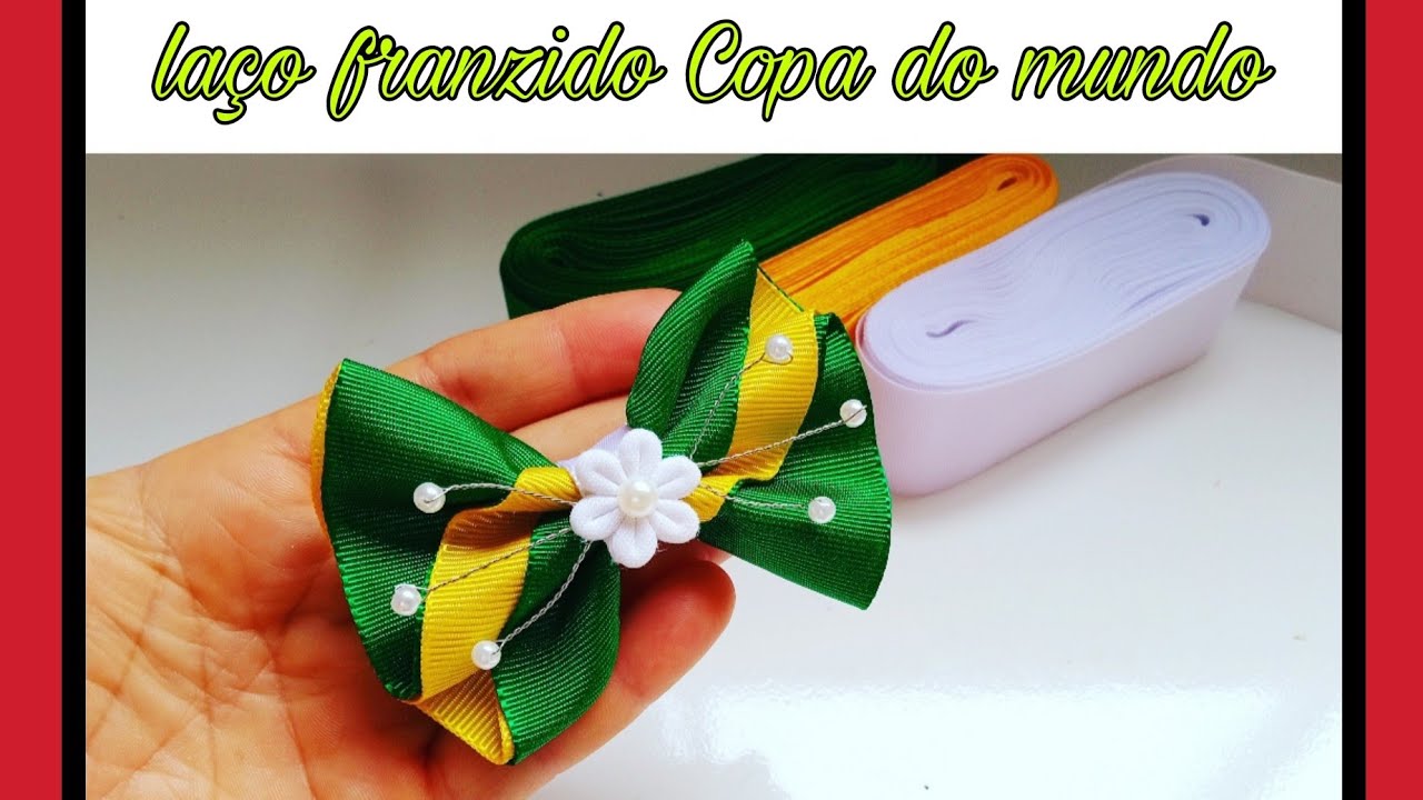 Laço franzido. #copadomundo