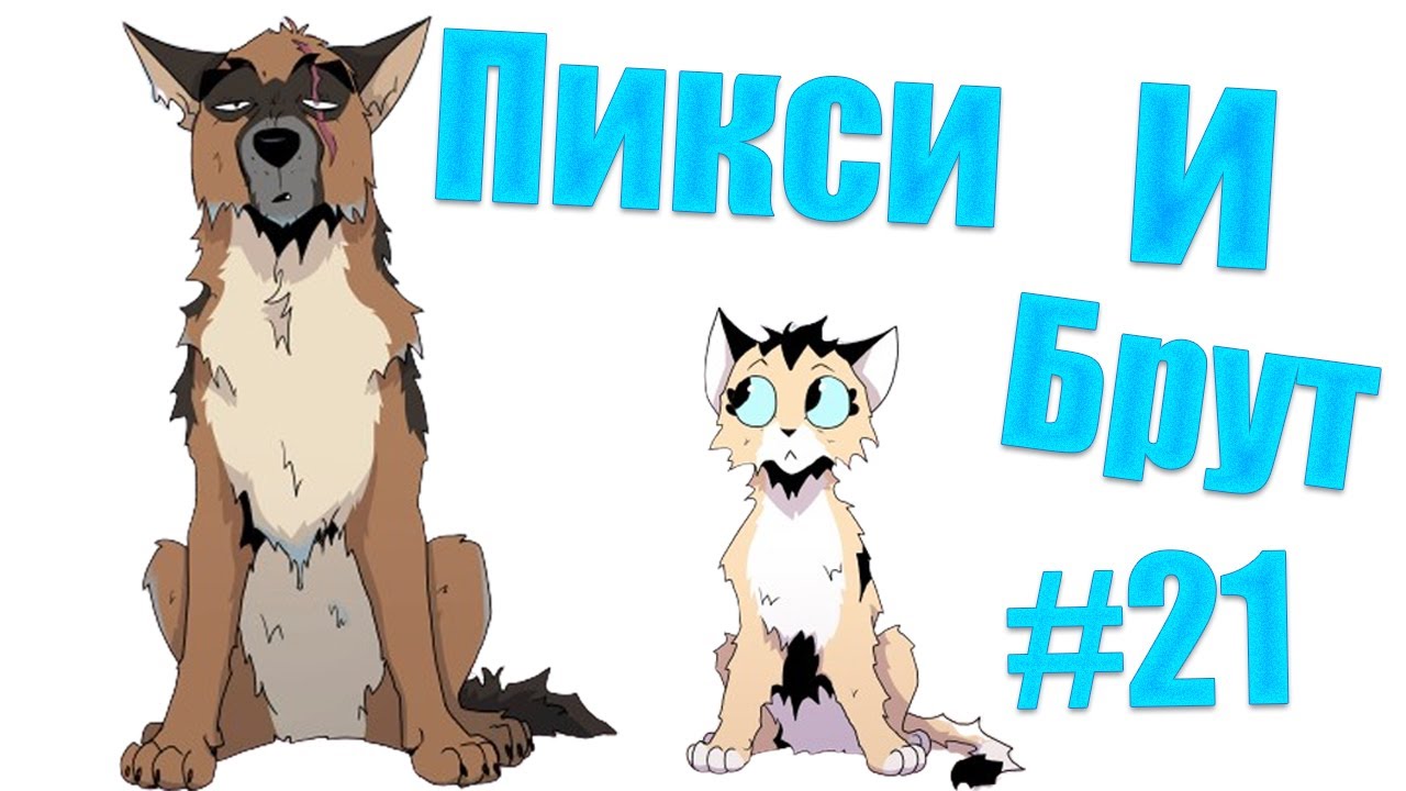 Пикси больше не котёнок? Комиксы по Пикси и Бруту 