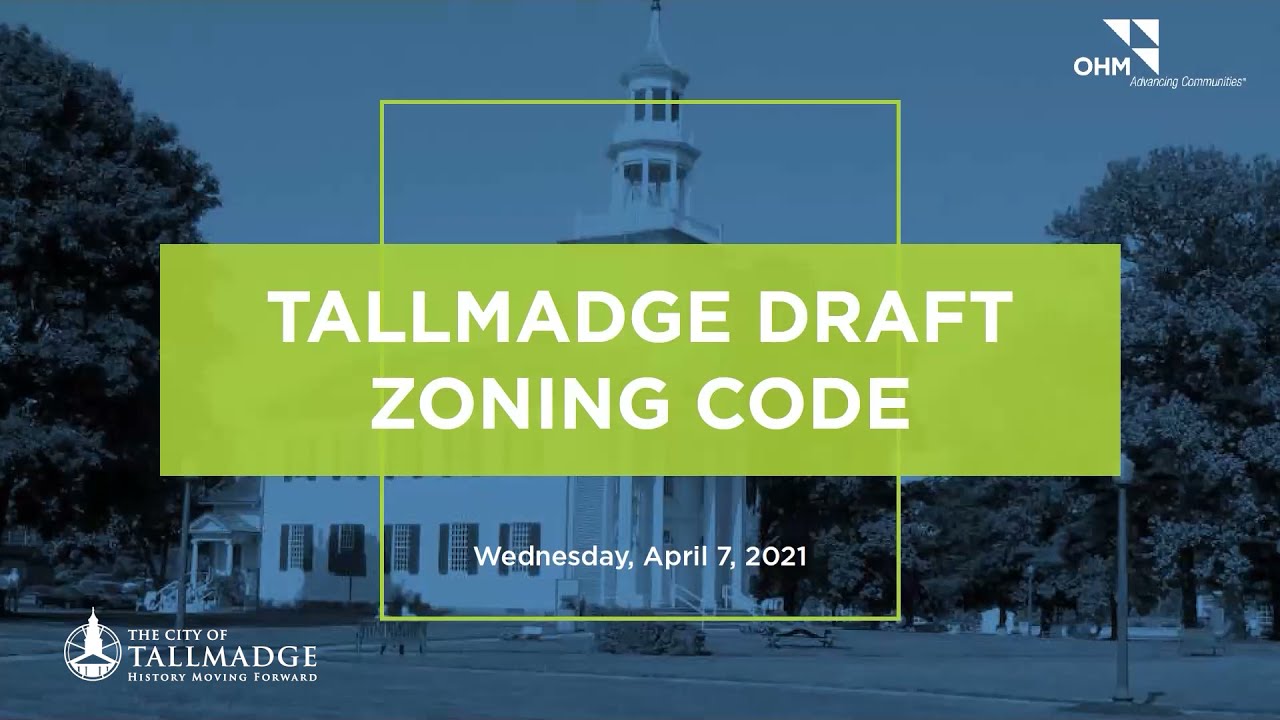 Draft Zoning Code Introduction 2021