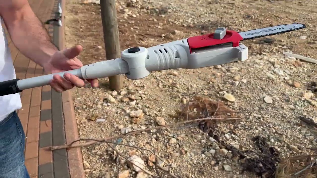 סרטון הדגמה ושימוש במסור גובה טלסקופי IKRA 20V