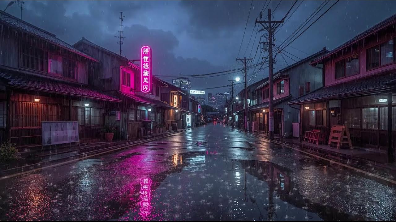 Night Rain Ambience 🌙 Lofi Beats for Focus, Relax & Quiet Moments #5
