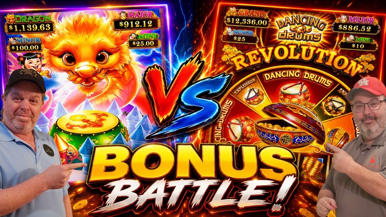 Dancing Drums Dragon vs Revolution BONUS Battle! 🎰
