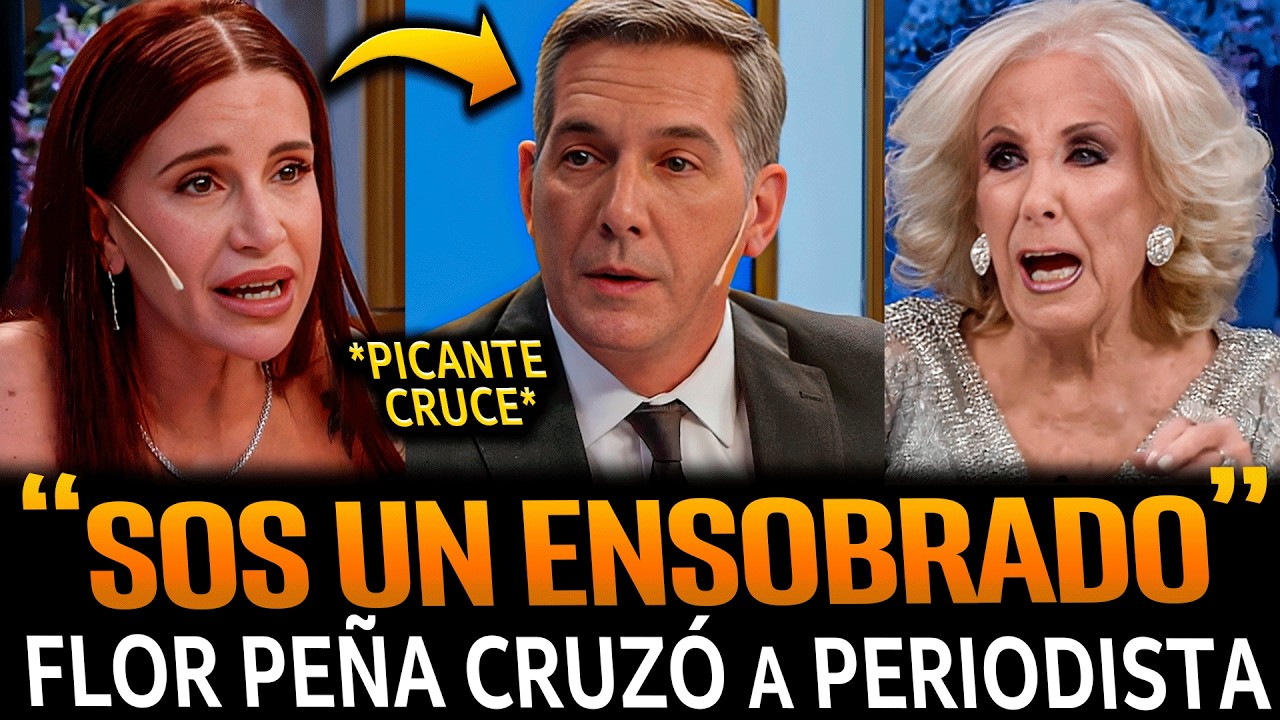 ¡FLOR PEÑA SE CRUZÓ con MERCURIALI en la MESA DE MIRTHA!