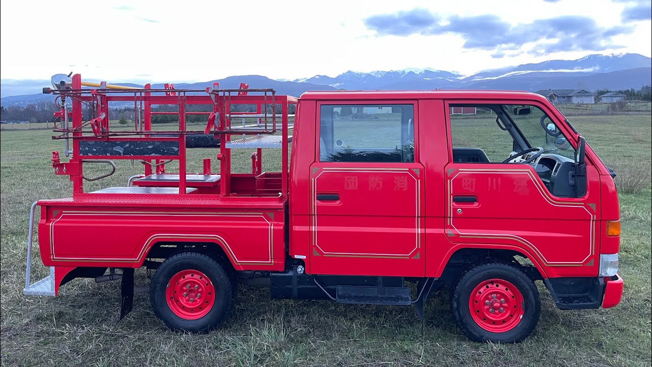 1997 Toyota Hiace Toyoace Dyna W cab fire truck only 6000mi 