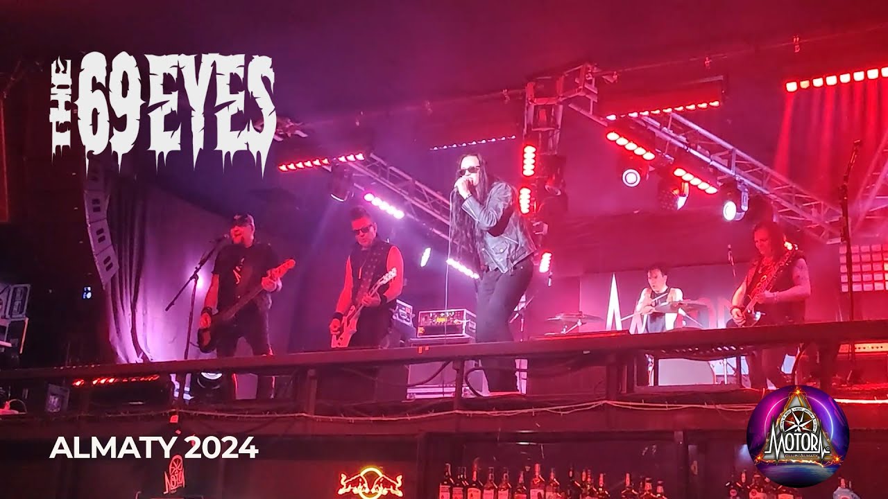 The 69 Eyes live in Motor CLUB, Almaty.2024