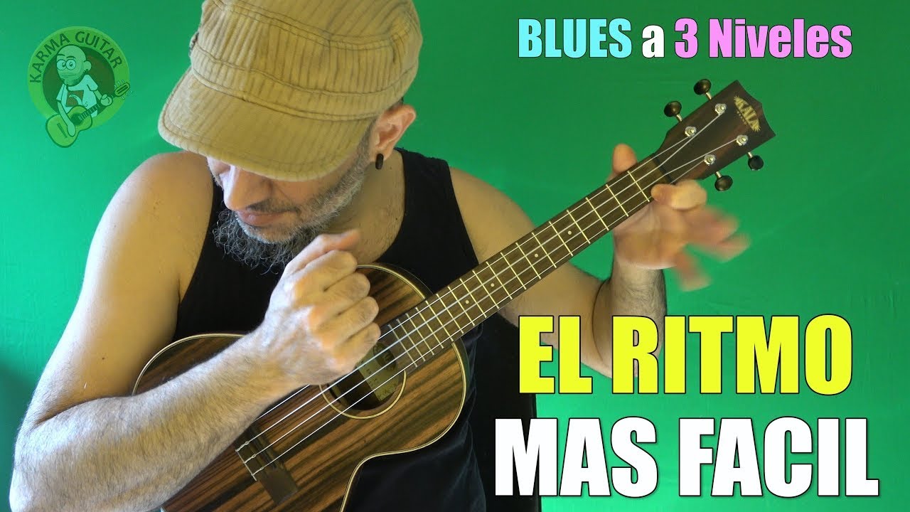 El Ritmo más Fácil en Ukelele | Tutorial Blues a 3 Niveles