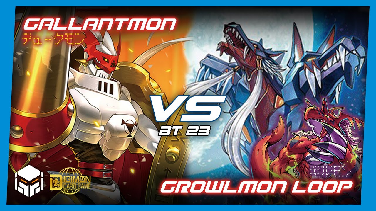 Gallantmon vs Growlmon Loop [Digimon Card Game & TCG BT23]