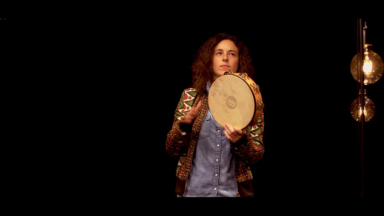 MEINL Percussion Headed Recording-Combo Wood Tambourine - TAH2M-SNT