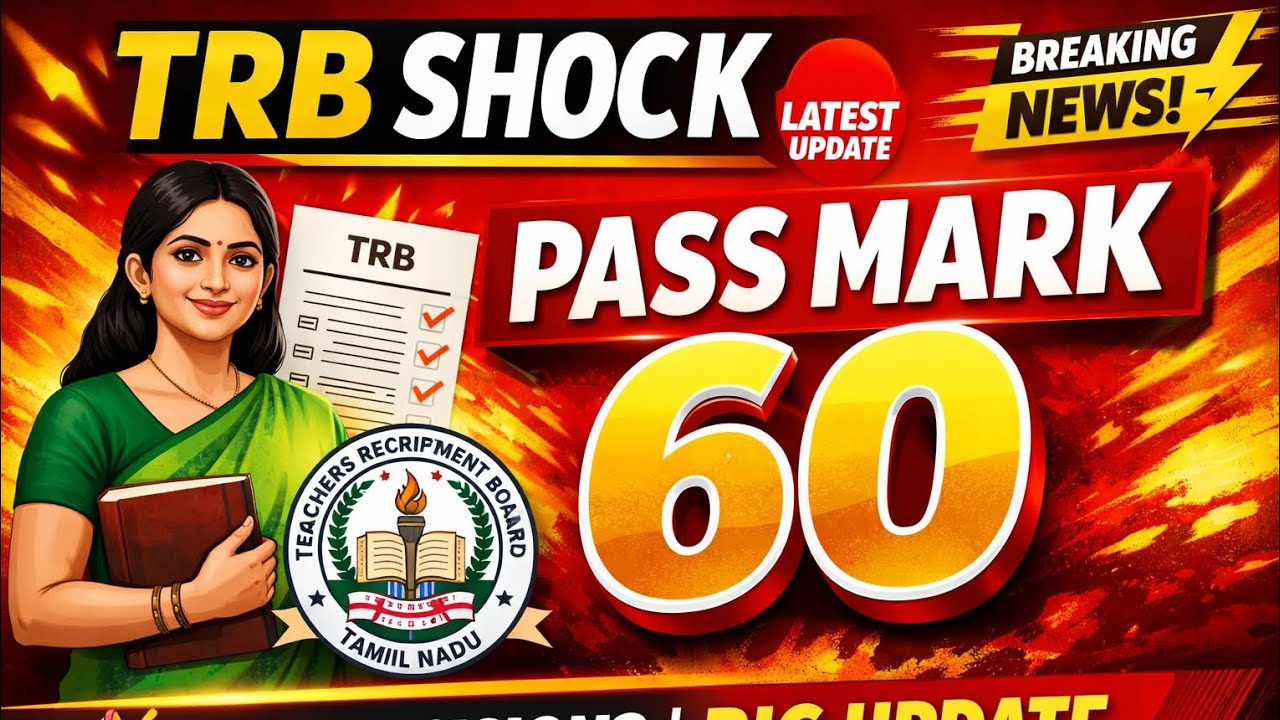60 pass mark to all trb discussion is going on today...