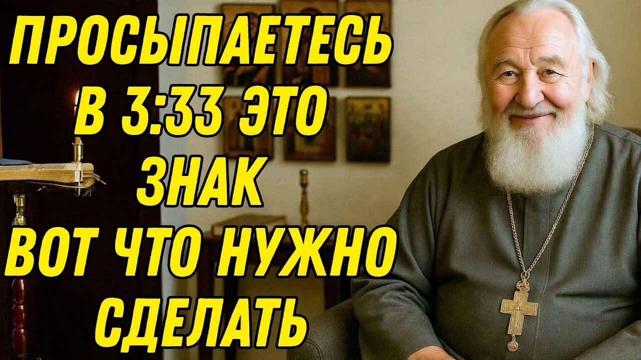 ЕСЛИ ВЫ ПРОСЫПАЕТЕСЬ В 3:33 - ЭТО НЕ СЛУЧАЙНОСТЬ. Что делать немедленно!