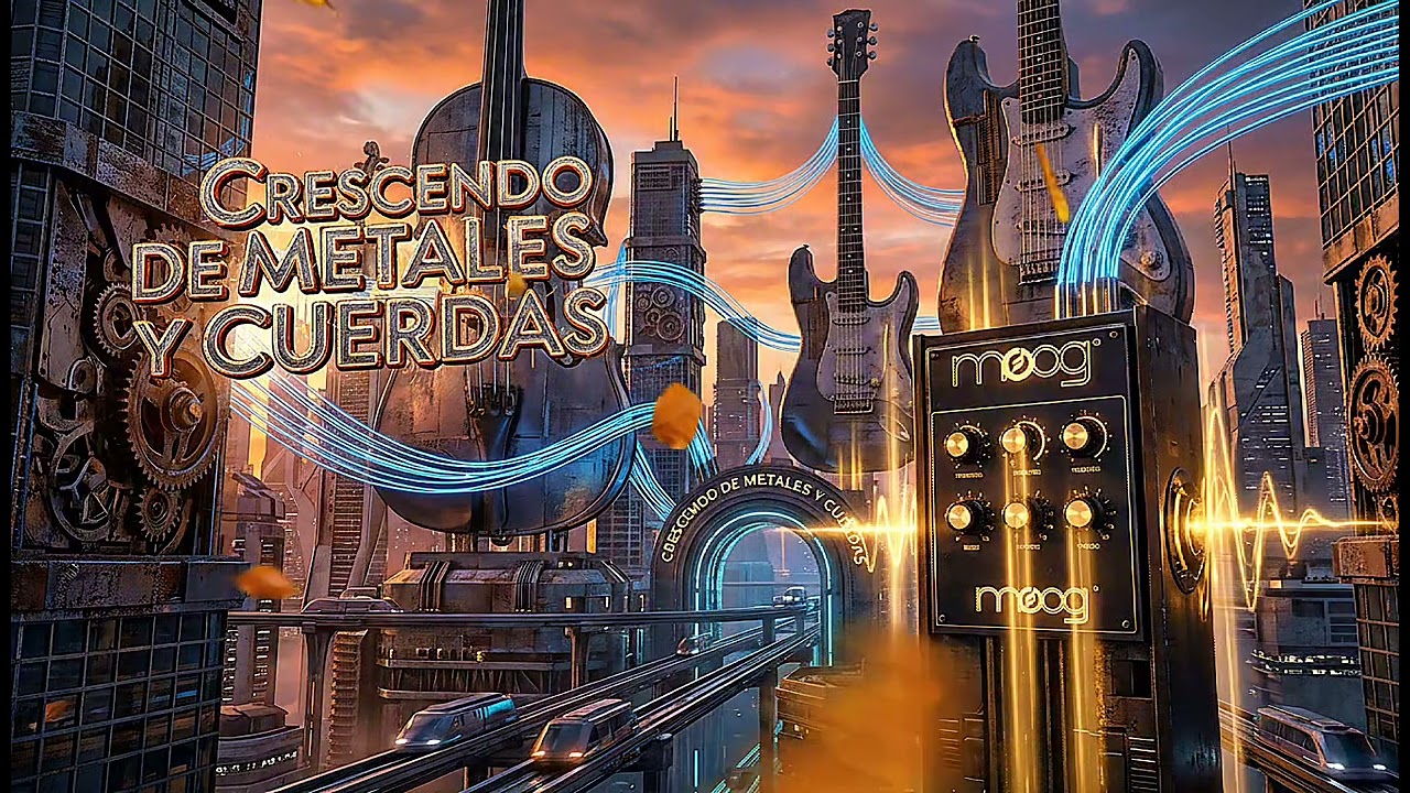 Epic High-Tech Cityscape – Crescendo de Metales y Cuerdas [Industrial Orchestral Hybrid]