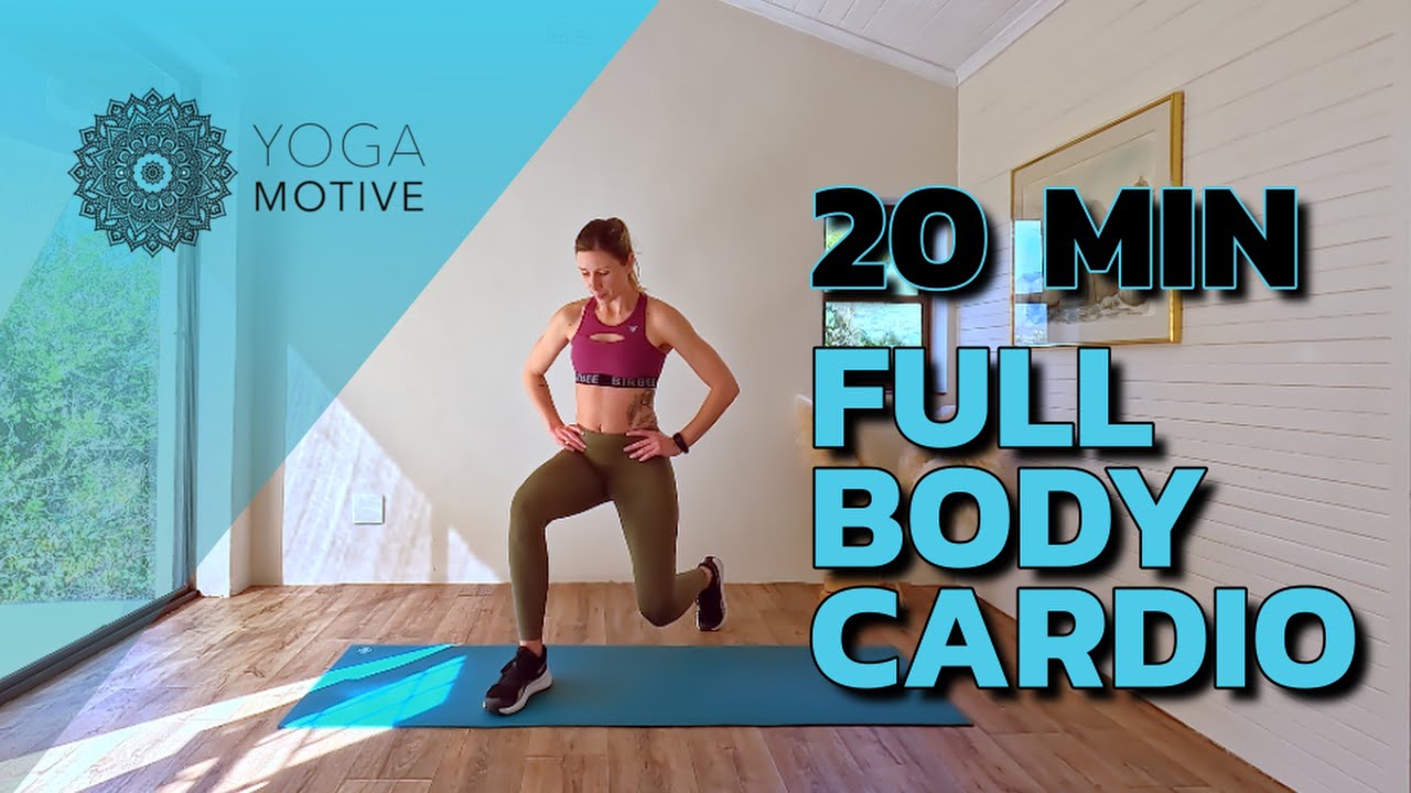 20min Full Body Cardio Workout | No Equipment + Cool Down