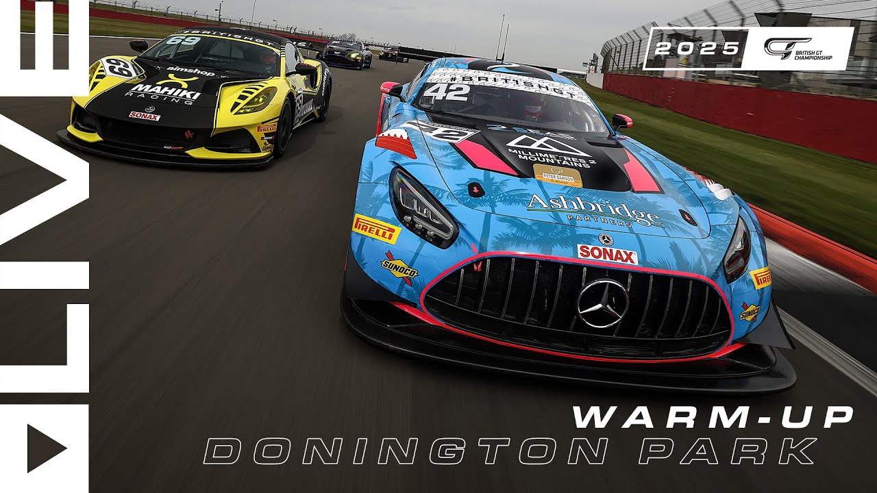 LIVE | Warm-up | Donington Park | British GT 2025