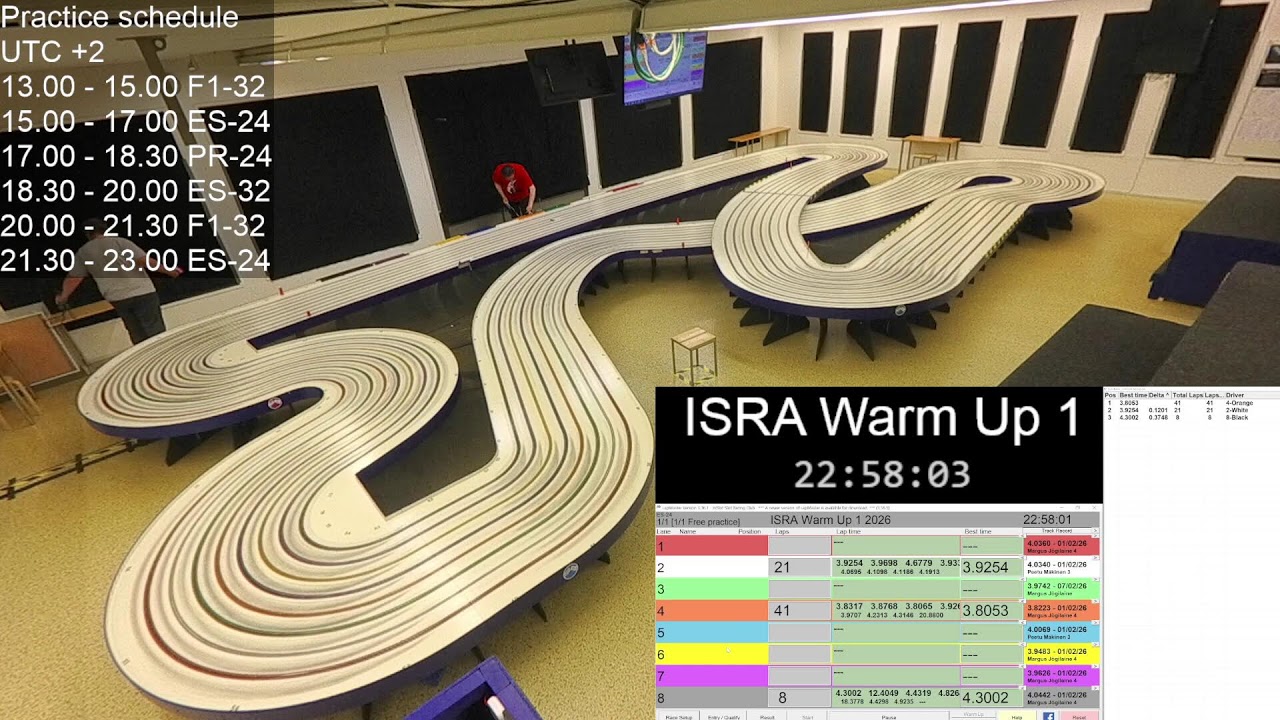 Slotracing | ISRA Warm Up 1 2026 Finland | Wednesday | Practice