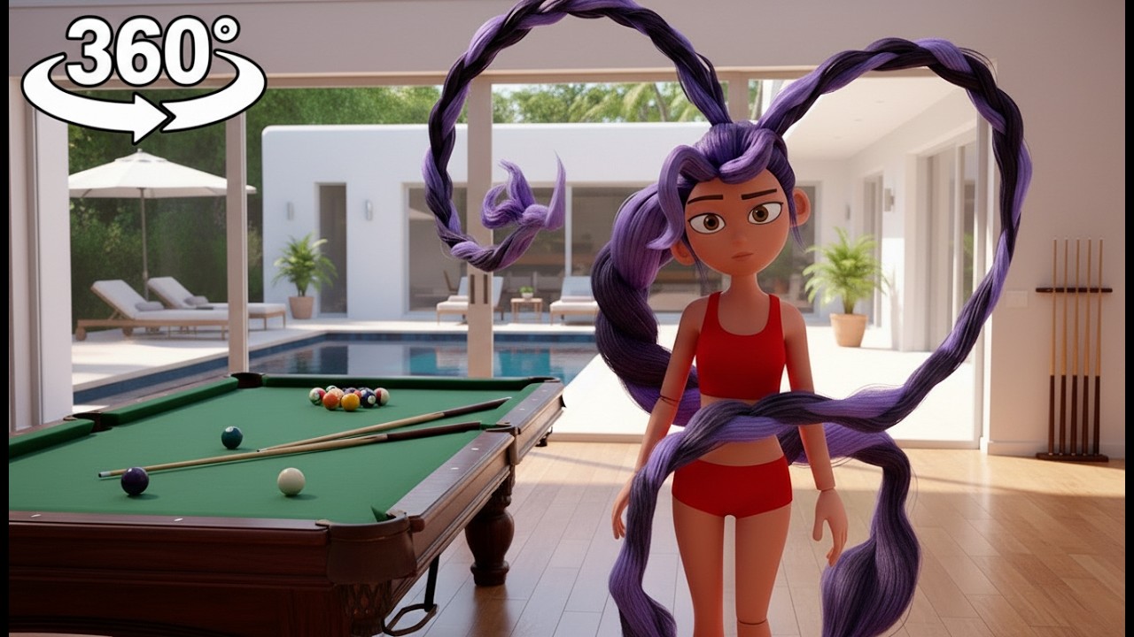 Lily Lovebraids In REAL LIFE | SHE’S IN MY VILLA! 😱 360° VR 4K