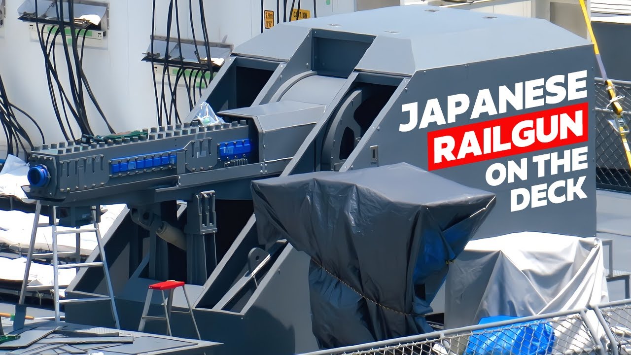Japan just installed a Railgun on a Warship - can fire at Mach 7