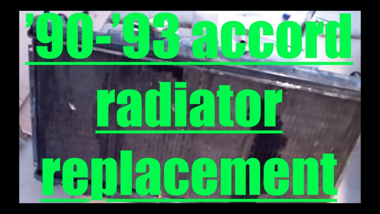 DIY How to replace install radiator Honda Accord √ Fix it Angel