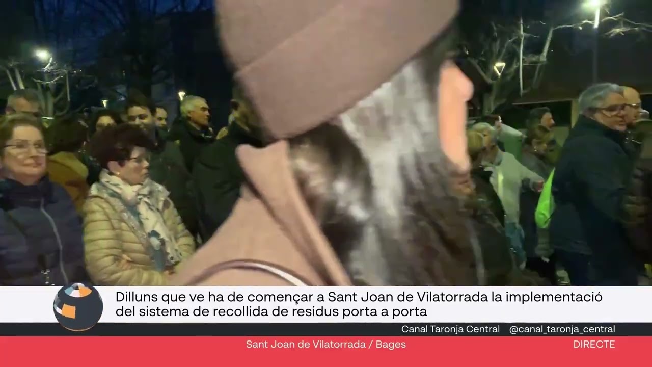 Els veïns de Sant Joan de Vilatorrada es manifesten en contra del sistema porta a porta