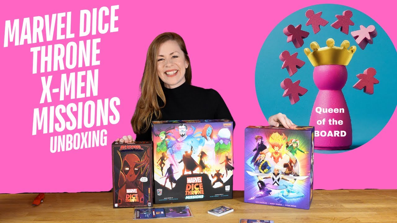 Распаковка Dice Throne X-Men Marvel Missions