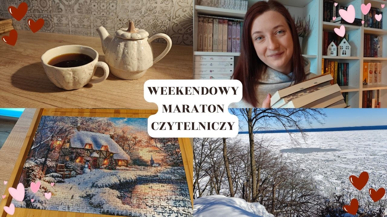 Czytam przez cały weekend 📚💗| Reading vlog z maratonu czytelniczego 🤗💗