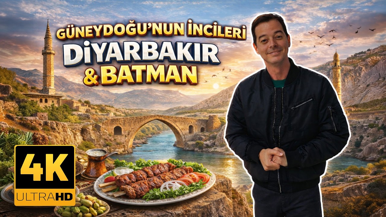 Mezopotamya'nın Kalbinde Keşif Zamanı: Diyarbakır & Batman🚂 [4K UHD]