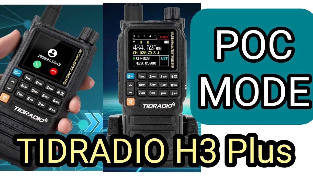 Tidradio H3 Plus — по всему миру с приложением OD Master.