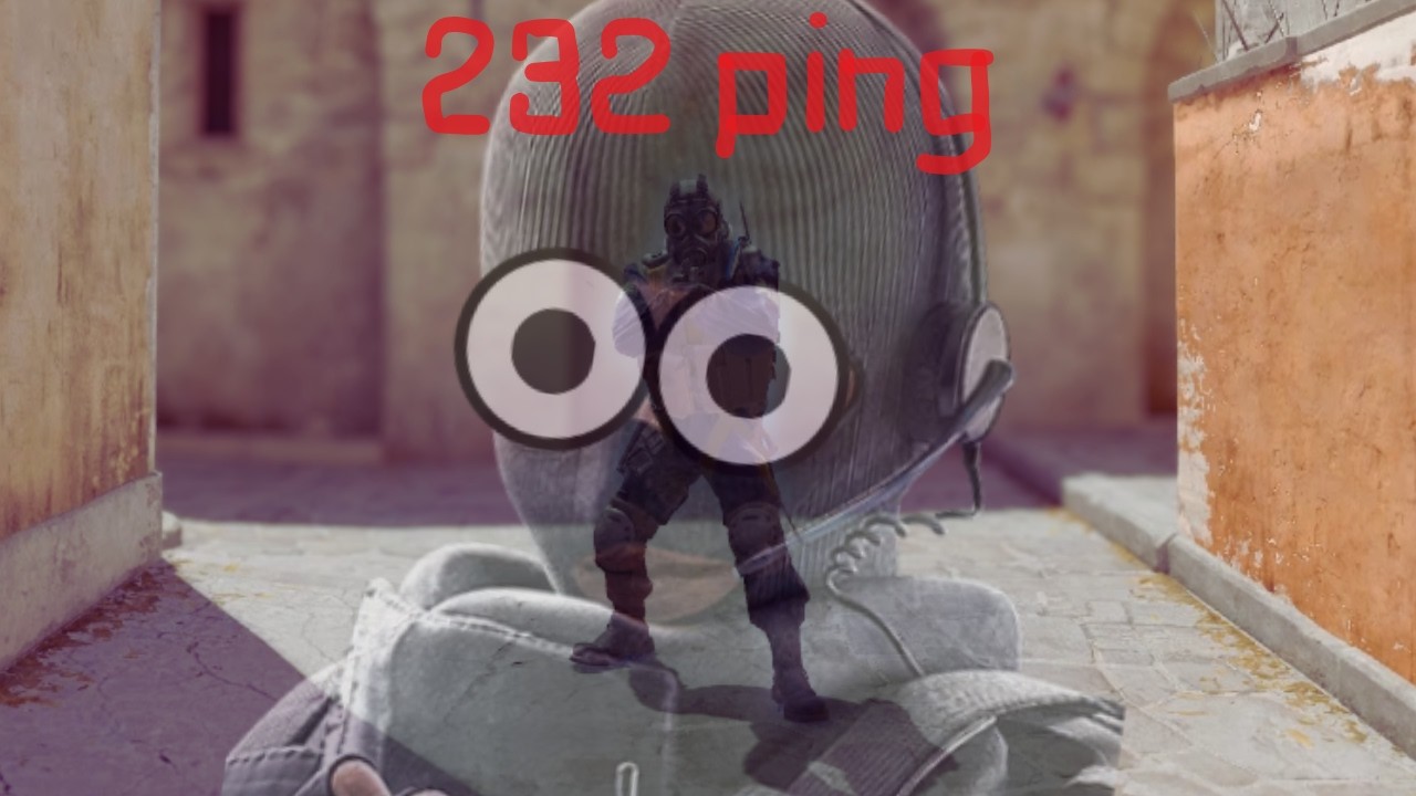 Having 200ping in CS2 Be like...