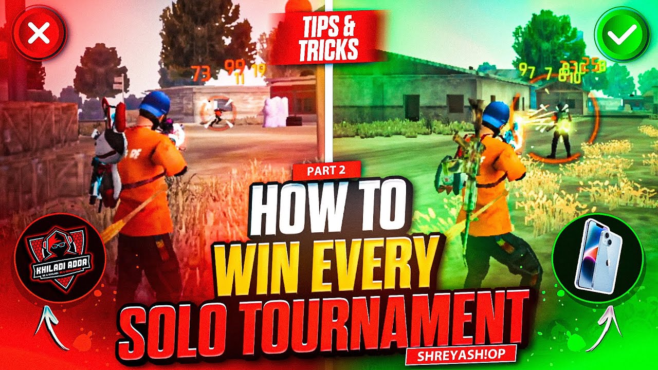 How To Win 😇 Every Solo Tournament 🏆 Tips & Tricks 🔥|| 1 Kill 20₹ | Part-2 🤑 || Khiladi Adda App