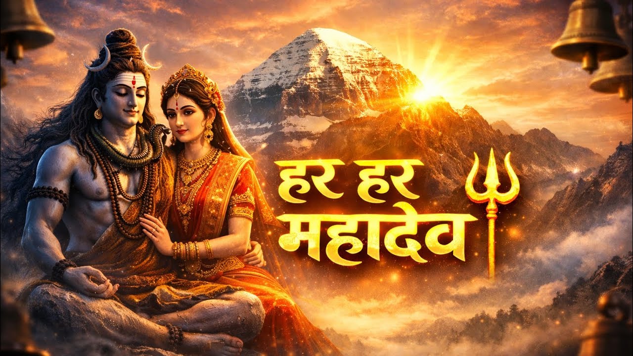 हर हर महादेव 🔱 | शिव पार्वती प्रेम भजन | Kailash Bhakti Song 2026