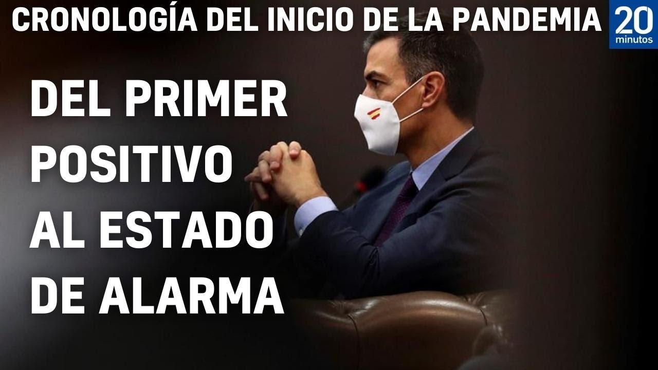 Cronología del inicio de la pandemia en España