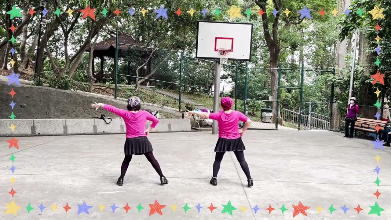 舞曲（天落紅雨）—示範學員—（珍瑩—月珍）—🍓🍓🍓🍓🍓