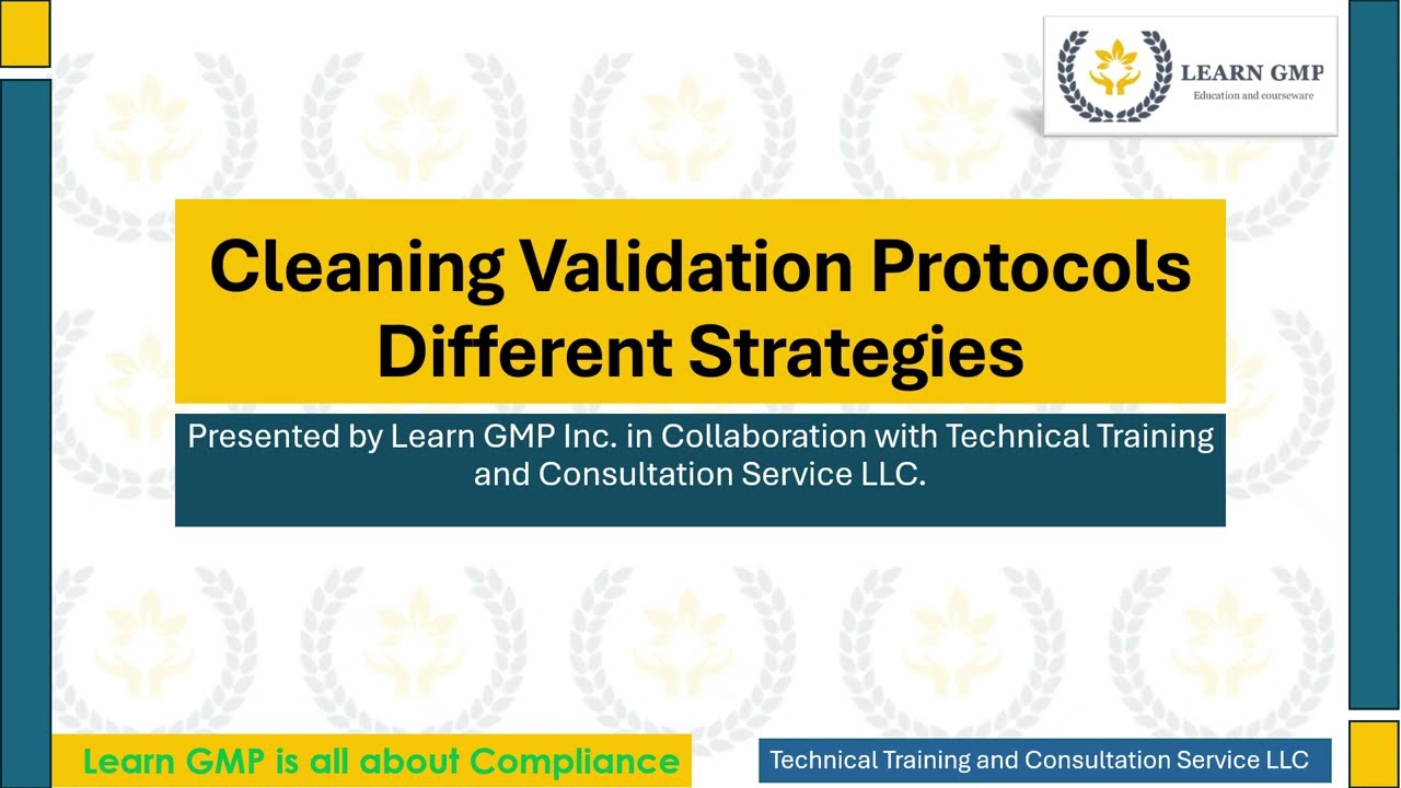 Cleaning Validation Protocols