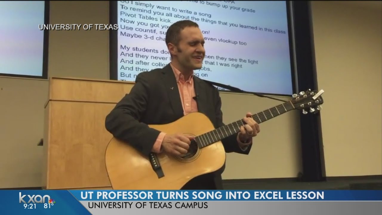 UT professor getting attention for his musical skills