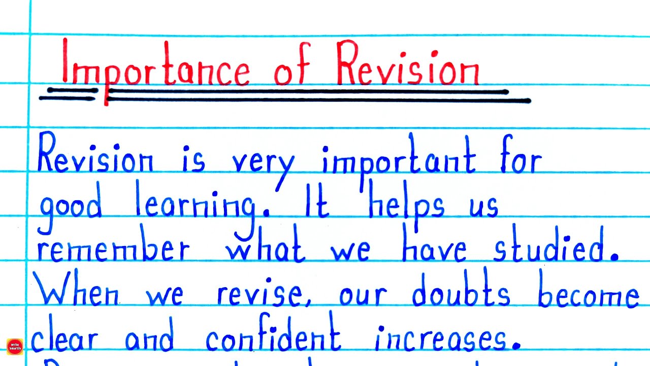 Importance of Revision in Exams | Essay in English | 10 Lines + Best Exam Motivation Tips