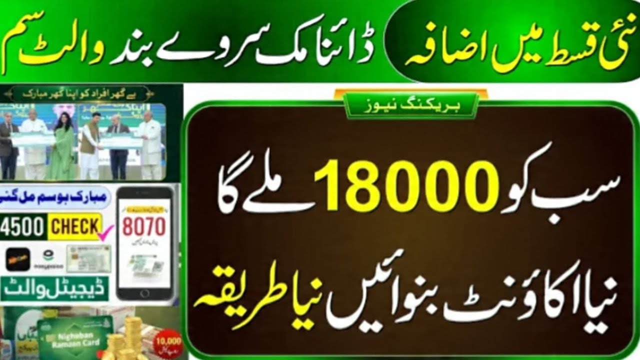 18000 BISP New Update Today | 8171 Ehsaas Program 2026 | Wallet SIM Mandatory.