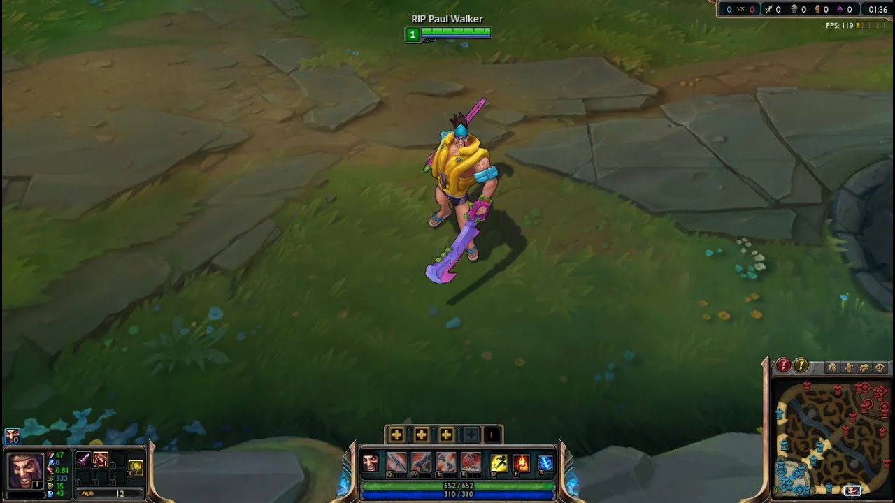 New Pool Party Draven Skin - 975RP - In Game Preview - PBE Server - 5.12 Patch - League Of Legends