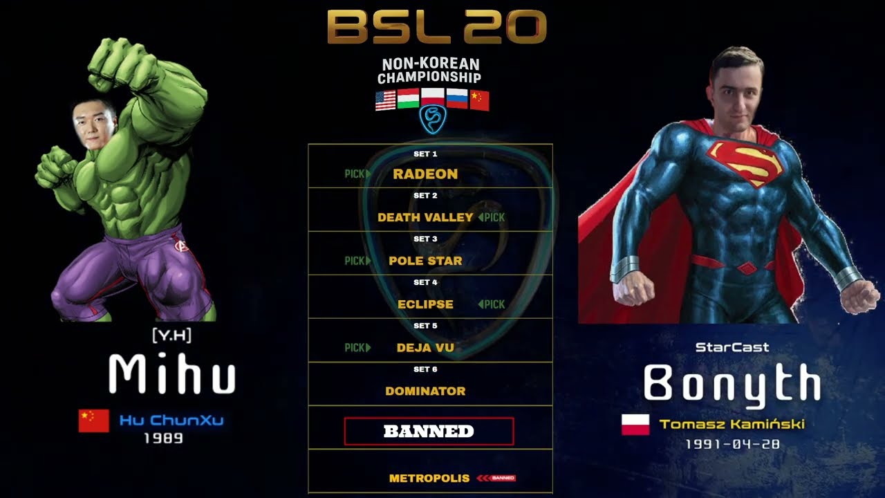 🏆[TOP] Mihu vs Bonyth - GRAND FINAL - Bo7 TvP - BSL20 Non-Korean Championship  #broodwar