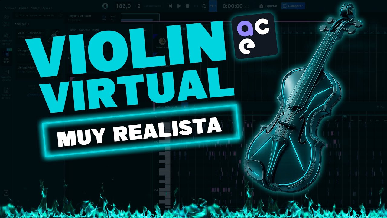 👉EL MEJOR VIOLIN VIRTUAL muy REALISTA || ACE STUDIO REVIEW