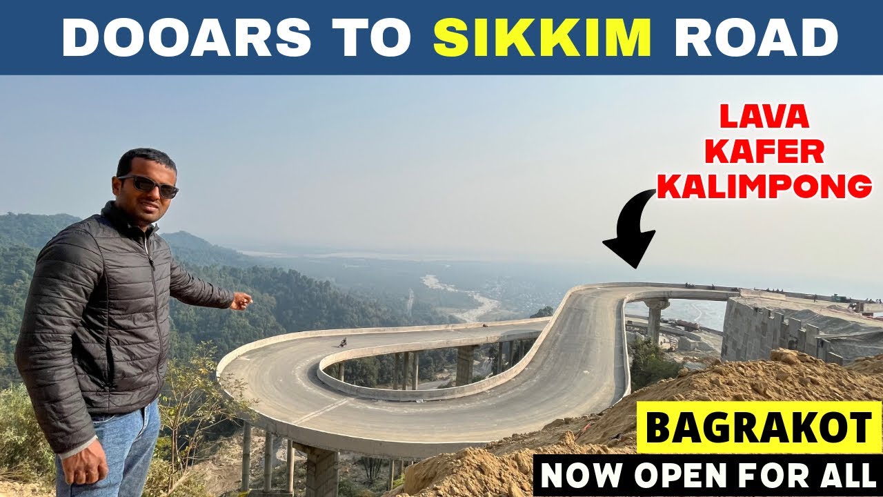 BAGRAKOTE TO SIKKIM NEW ROAD VIA KAFER | NH 717A | Dooars tour | Loop bridge | VSTROM 250 SX