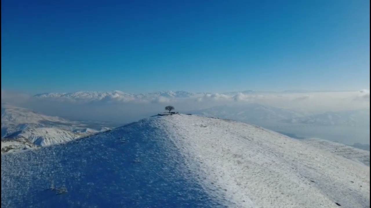 Huzur verici rahatlatıcı rüzgar sesi ve eşsiz manzara