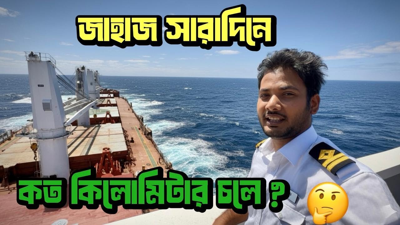 জাহাজ সারাদিনে কত কিলোমিটার সমুদ্র পাড়ি দেয়?  | Merchant Ship Daily Distance at Sea | Nayon
