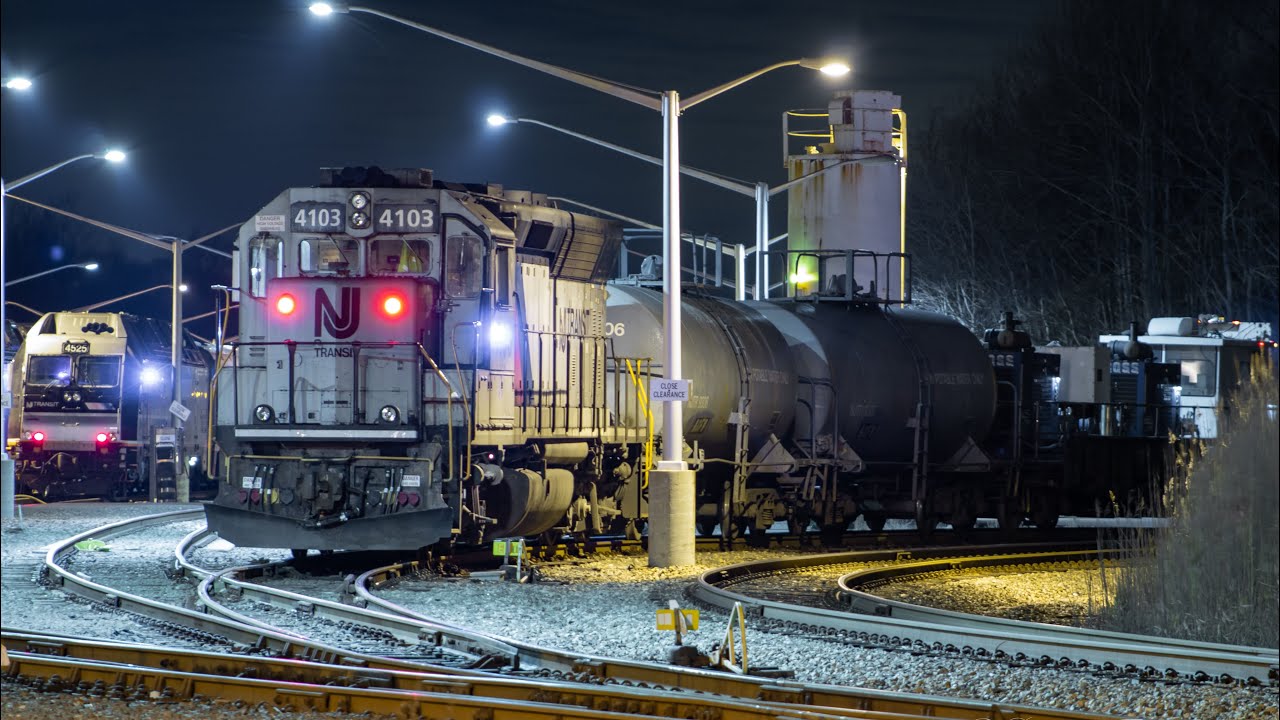 Full HD 60FPS: NJ Transit Aqua Train on the North Jersey Coast Line in Fall 2020 with Great K5LA