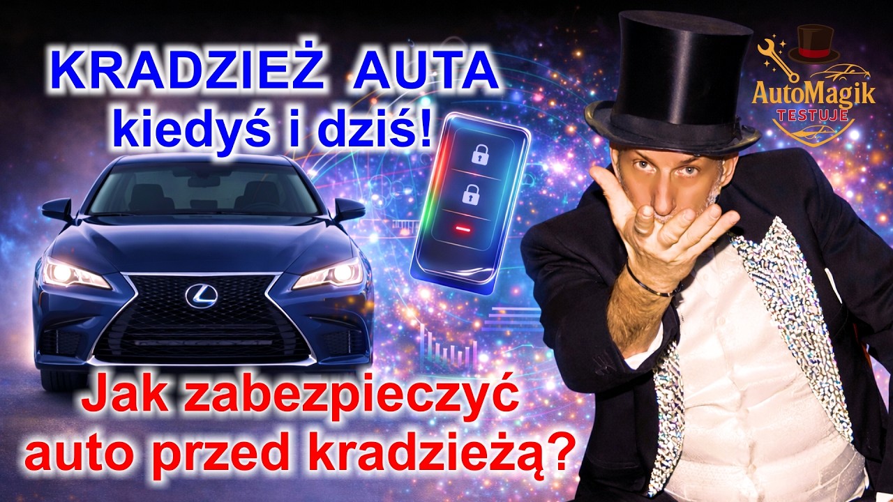 Jak zabezpieczyć auto przed kradzieżą? Kradzież samochodu kiedyś i dziś. #autotest #ciekawostki