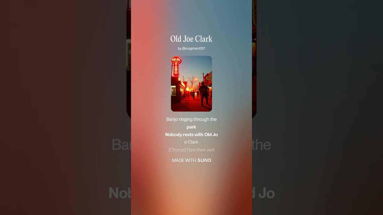 Old Joe Clark