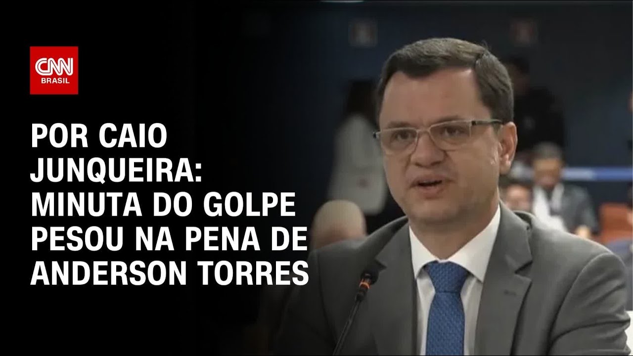 An&aacute;lise: Minuta do golpe pesou na pena de Anderson Torres | CNN PRIME TIME