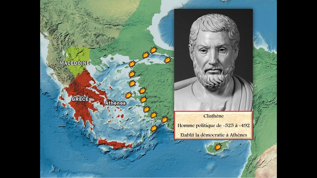 La Grèce antique en cartes animées, de 2000 av. J.-C. à 31 av. J.-C.