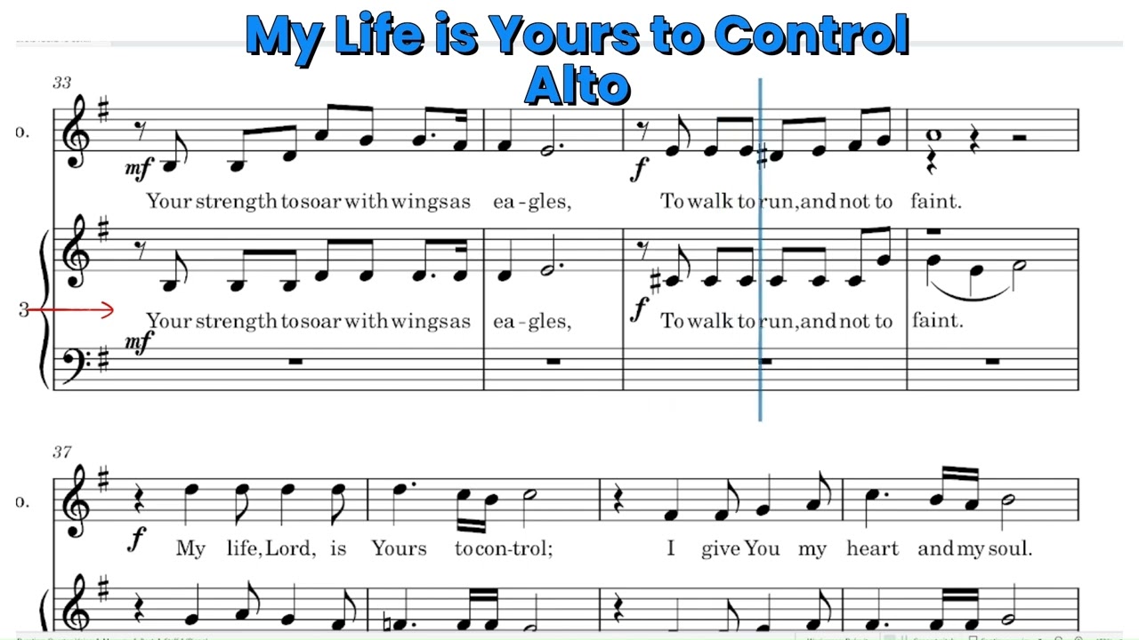 MY LIFE IS YOURS TO CONTROL  | ALTO VOCAL GUIDE | ILYJAH
