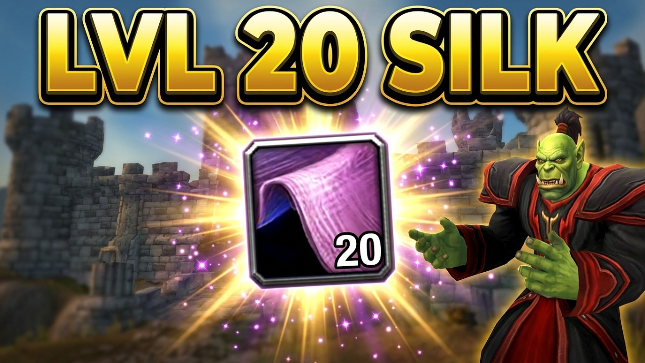 El secreto para farmear Silk Cloth a Nivel 20 en WoW Forever Beta