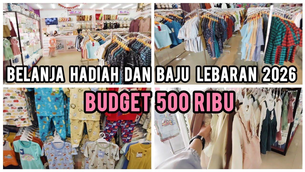 Rutinitas sebelum menjelang lebaran 2026 belanja hemat budget 500 rb, unboxing #dailyvlog #belanja 